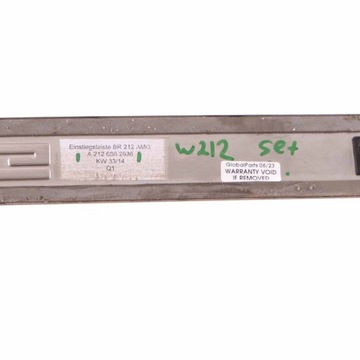 фото thumb №10, Mercedes w212 amg планка накладка порогова двері перед набір a2126862936