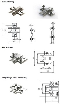 Петля 155 Metalla+ 3D Hafele с тормозом и направляющей