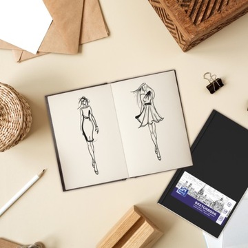 OXFORD SKETCHBOOK SWED A6 96K ЧЕРНЫЙ