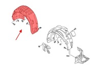 фото thumb №10, Audi s6 c7 12-18 підкрилок задні праві 4g0810172a