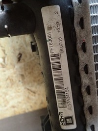 фото thumb №5, Радіатор wody інтеркулер opel insignia 13434154