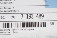 фото thumb №6, Bmw 5 f07 задняя левая защита бака топлива 51757193489 7193489 оригинальная