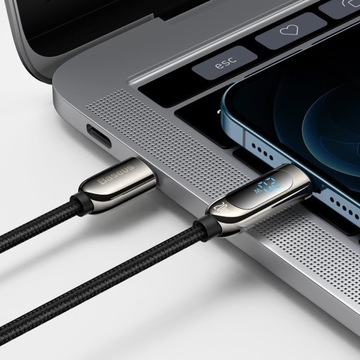 Кабель USB-C для быстрой зарядки для Iphone Lightning 20 Вт с дисплеем Mi