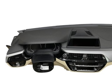 фото thumb №7, Консоль панель canberrabeige bez head up bmw 6 gt g32 оригинал демонтаж