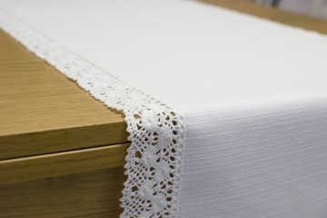 Luksusowy bieżnik plamoodporny z koronką 40X210