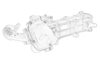 Радиатор выхлопных газов клапана egr fiat ducato Доставка, фото thumb