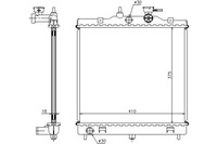 фото thumb №9, Радиатор двигателя nissens 66655 2531007100