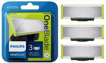 3 ЛЕЗВИЯ ДЛЯ РАБОТЫ PHILIPS ONE BLADE QP230/50s