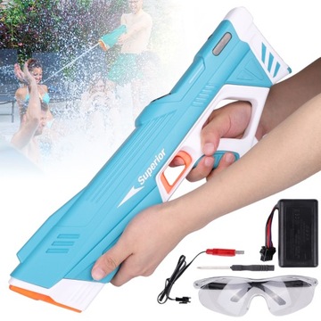ЭЛЕКТРИЧЕСКИЙ ВОДЯНОЙ ПИСТОЛЕТ ДЕТСКИЙ, зарядка USB, дальность действия