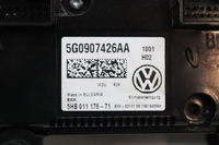 фото thumb №7, Vw golf 7 vii b8 панель кондиціонера кондиціонер 5g0907426aa модуль блок керування nawie