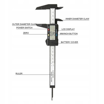 ПЛАСТИКОВЫЙ СУППОРТ VERNIUS 150MM 0.5MM