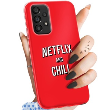 ETUI DO SAMSUNG GALAXY A33 5G WZORY NETFLIX SERIALE FILMY KINO OBUDOWA CASE