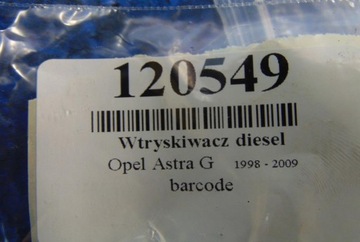 фото thumb №10, Інжектор дизель комплект 4szt opel astra g 1.7cdti 0445110118