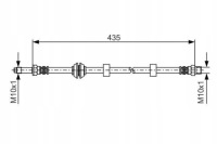 фото thumb №2, Шланг ham. elast. vw p. golf 3/vento 9 bosch