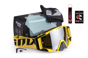 ОЧКИ ДЛЯ ЭНДУРО iMX SAND YELLOW CROSS 2 СТЕКЛА + БЕСПЛАТНО