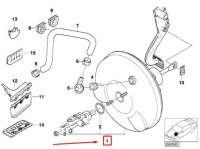 Bmw 3 e46 power brake серво 6779682 34336779682 оригинальный Киев, фото thumb