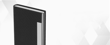 Кожаная визитница, Элегантный подарок для начальника, из искусственной кожи черного цвета