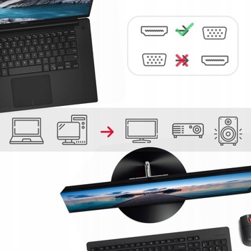 Адаптер микро/мини HDMI-VGA+аудио Unitek Y-6355