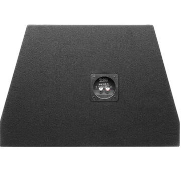 Skrzynia basowa 25cm BASS REFLEX MAC AUDIO + WZMACNIACZ 4-Kanałowy + KABLE