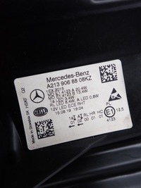 фото thumb №7, Mercedes e клас w213 повний led праві перед переднє лампа a2139068808