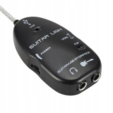 Гитарный USB-адаптер аудиоинтерфейса для гитарного ноутбука