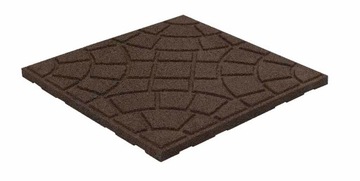 САДОВАЯ ПЛИТКА БАЛКОН ТЕРРАСА ЭКО ПЛАТФОРМА 45x45 КОРИЧНЕВАЯ