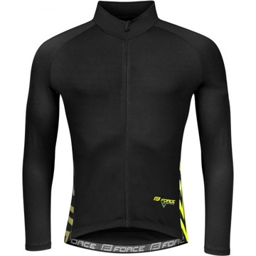 Force Jersey Spike длинный черно-желтый флуоресцентный S