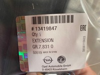 фото thumb №9, Opel corsa e дифузор спойлер накладка задня