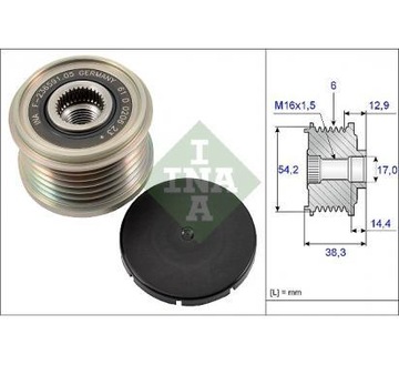 INA KOLO PASOWE ALTERNATORA CITROEN C2/C3/C4