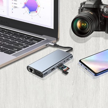 УНИВЕРСАЛЬНАЯ ДОК-СТАНЦИЯ USB-C С ПОРТОМ RJ45 ETHERNET