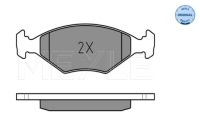 фото thumb №2, Meyle 025 232 2018/w набор тормозных колодок тормозных, тормоза дисковые