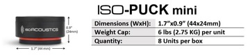 Мини-студийный монитор IsoAcoustics ISO-PUCK