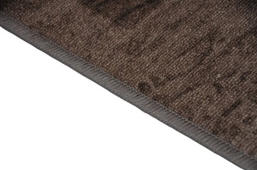 CHODNIK DO PRZEDPOKOJU NA METRY PODGUMOWANY DYWANOWY ICONA 39 BRĄZ BEŻ 80CM