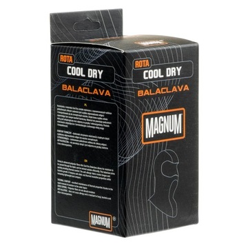 KOMINIARKA MASKA BALACLAVA MAGNUM ROTA CZARNY