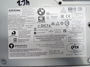 фото thumb №7, Навигация навигация радио считыватель модуль блок управления 5a7cc89 bmw x1 u11 iii 23r