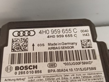 AUDI A6 A7 A8 МОДУЛЬ ПОДУШКИ БЕЗОПАСНОСТИ 4H0959655C