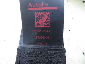 фото thumb №5, Pas безпеки правий перед peugeot 308 t9 6212370aa