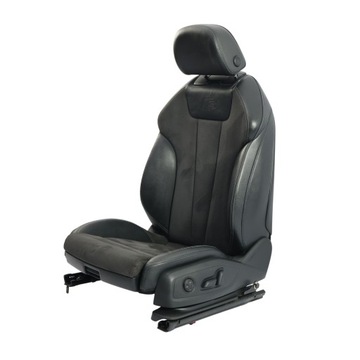 фото thumb №10, Audi a5 f5 sportback сидіння переднє лівий s-line з підігрівом напівшкіра чорно сірий