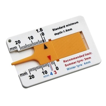 3X Tyre Tread Car Depth Gauge Auto Tire Tread