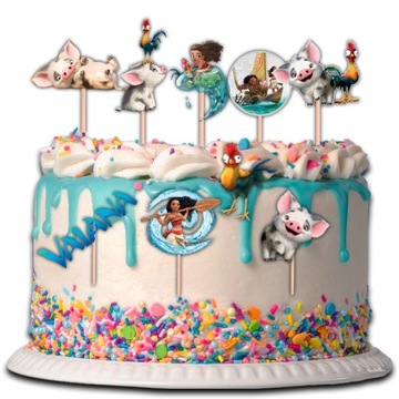 VAIANA CAKE TOPPER CUBBIES CHARACTERS 11 шт.