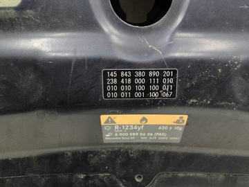 фото thumb №9, Mercedes e клас 238 c/a w238 w213 213 рестайлінг капот кришка двигун