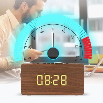 Портативная деревянная акустическая система Soundbar коричневого цвета