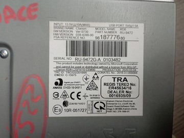 фото thumb №3, Toyota proace expert iii радио 9818777680