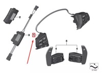 Перемикачі керма bmw 5 f10 7849410 61317849410 oem Київ, фото thumb