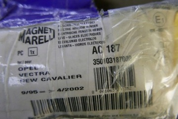 фото thumb №9, Подъемник стекла 350103187000 opel vectra b j96 140277 90512643