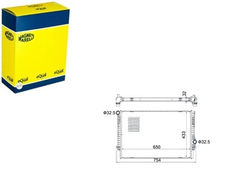 фото thumb №1, Радиаторов vag a3 tiguan t-roc golf vii магнит marelli