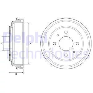 фото thumb №2, Барабан тормозной зад hyundai atos 1.0/1.1 02.98-12.08