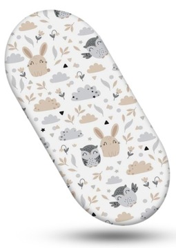 ПРОСТЫНЯ BABYMAM COTTON COTTON ДЛЯ ГОНДОЛЬНОЙ КОЛЯСКИ