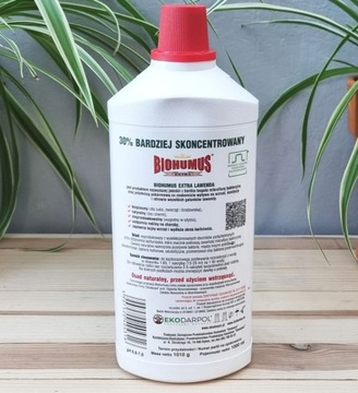 BIOHUMUS Extra LAWENDA 1L - nawóz ekologiczny z dżdżownic kalifornijskich