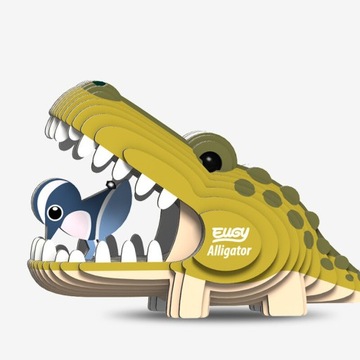 Эко-пазл Eugy Alligator 3D.